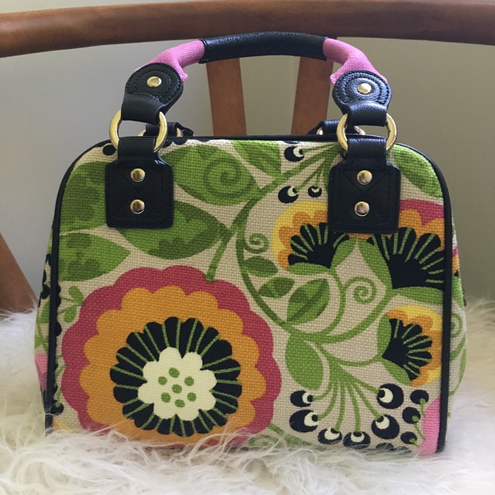 Fiesta Tote Castillo Floral Palms - Spartina main image 1